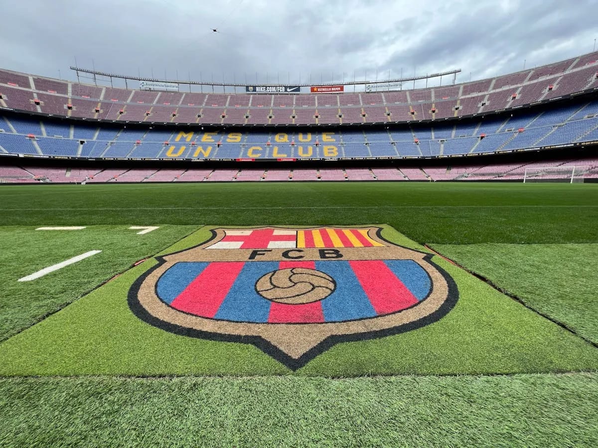 O estádio Camp Nou do FC Barcelona
