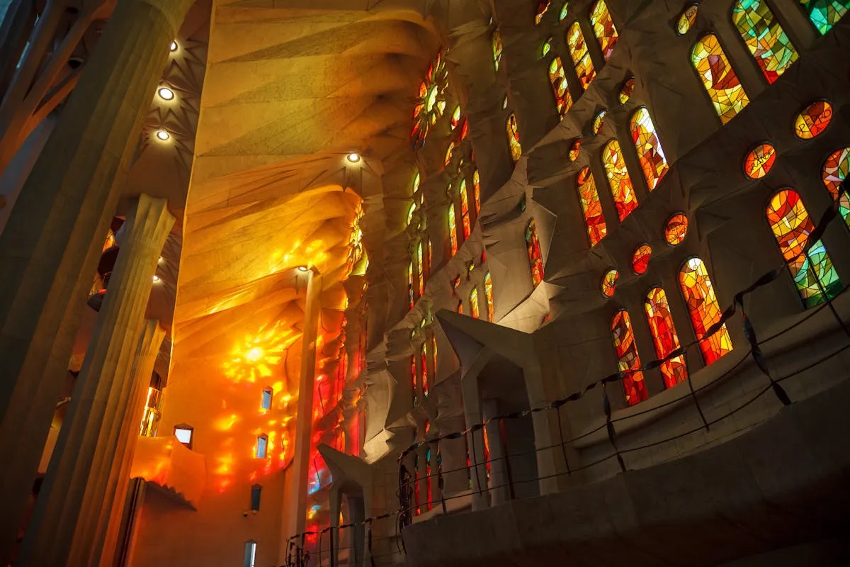 Sagrada Familia stained glass
