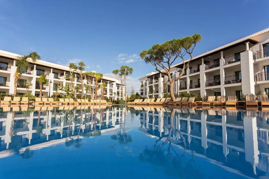 Pine Cliffs Gardens resort above Praia da Falésia, Algarve