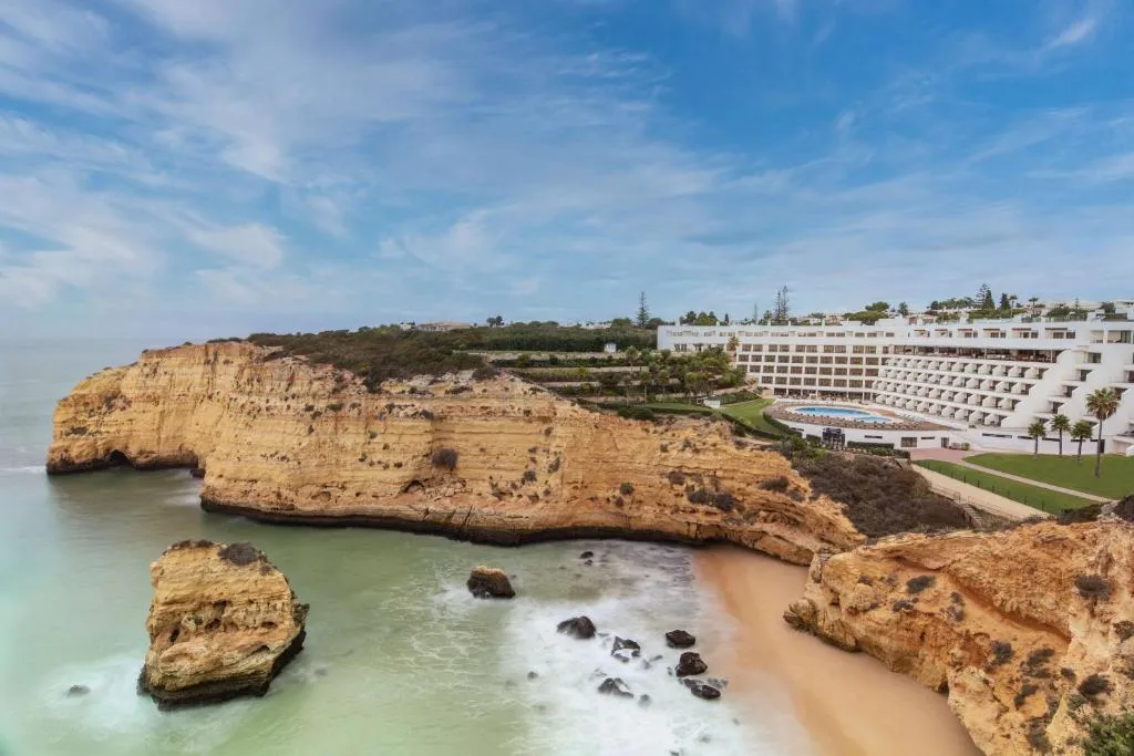 Tivoli Carvoeiro resort clifftop view, Algarve