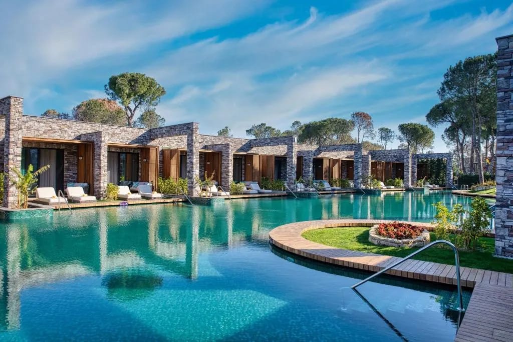 Piscine et parc aquatique du Kaya Palazzo Golf Resort, Belek Antalya