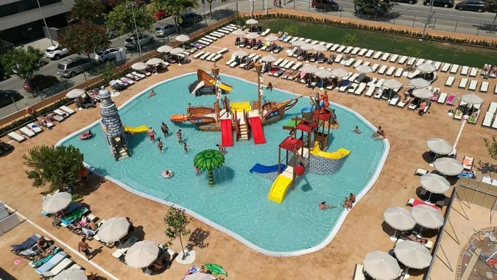 Hotel Sorra Daurada Splash beachfront in Malgrat de Mar
