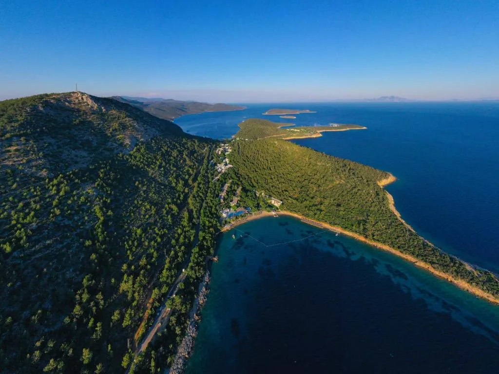 Vue aérienne du Hapimag Sea Garden Resort à Yaliciftlik