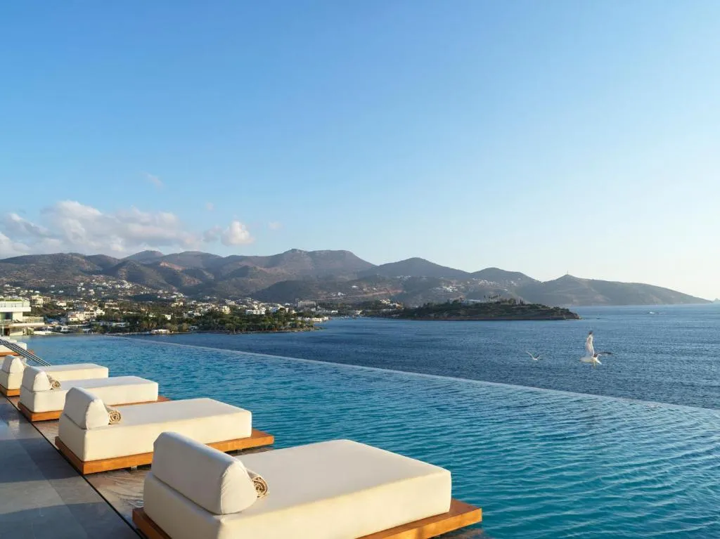 InterContinental Crete hotel facade overlooking Mirabello Bay