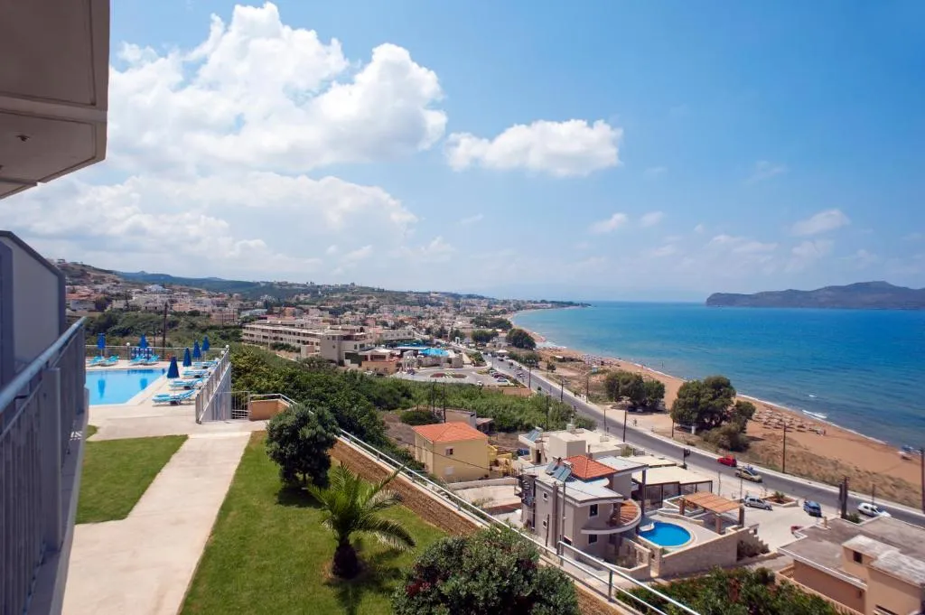 Hôtel Renieris surplombant la baie de La Canée, Crète