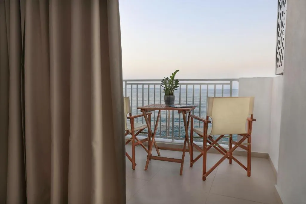 Sea Breeze Hotel beachfront in Hersonissos, Crete