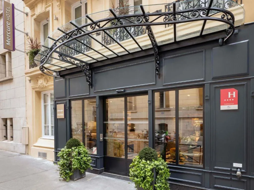 Hotel Mercure La Sorbonne facade in the Latin Quarter