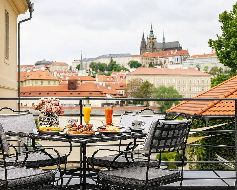 Facade at Four Seasons Hotel Prague, Prague indoor pool hotel