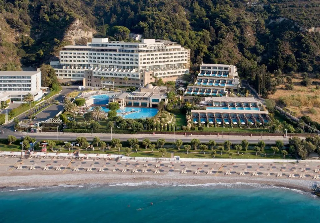 Amus Hotel & Spa beachfront resort in Ixia, Rhodes