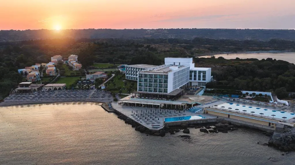 Eden Roc Resort main pool and sun deck, Kallithea Rhodes