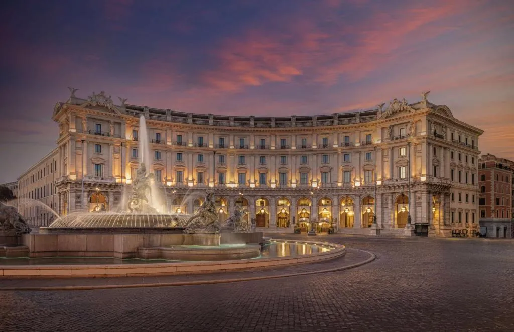 Anantara Palazzo Naiadi hotel on Piazza della Repubblica, Rome