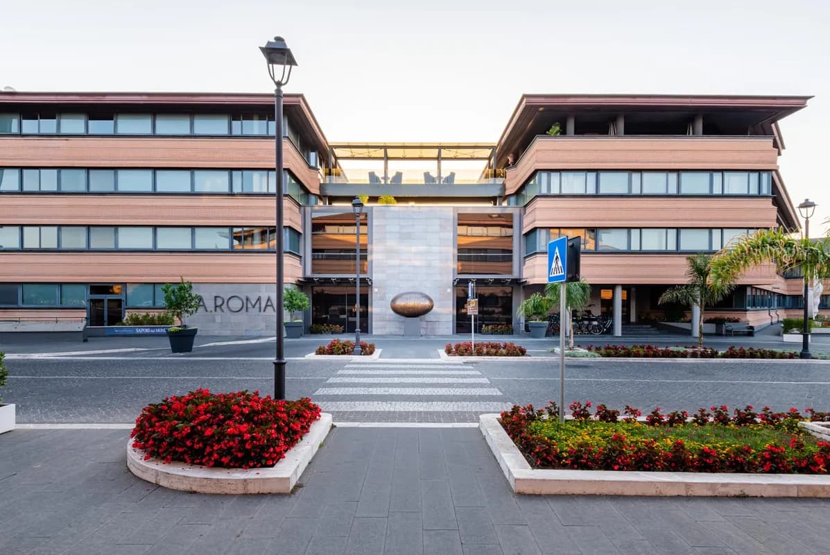 Exterior y jardín del Hotel A.Roma Lifestyle en Roma