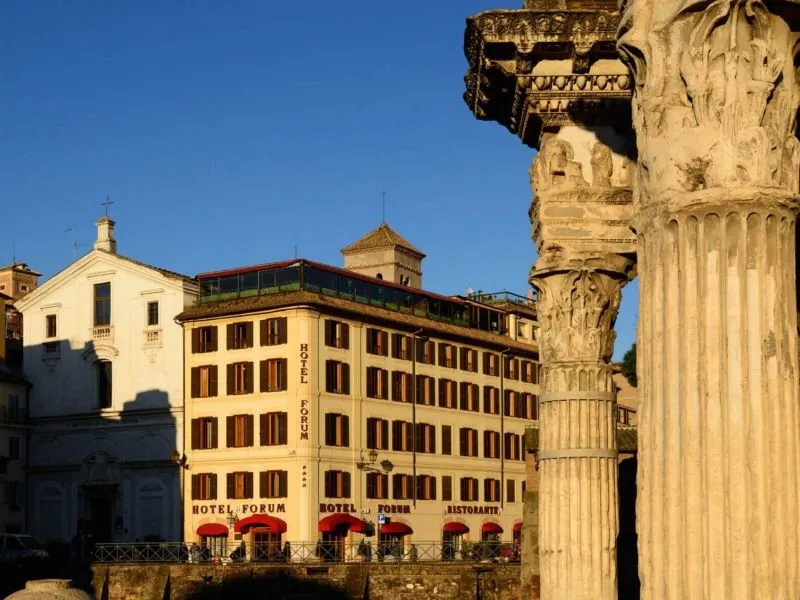 Hotel Forum exterior in Monti, Rome