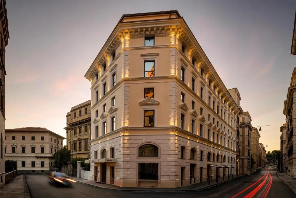 art'otel Rome Piazza Sallustio hotel facade in Via Veneto, Rome