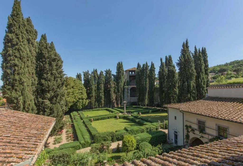 Villa Casagrande resort exterior in Figline Valdarno Tuscany