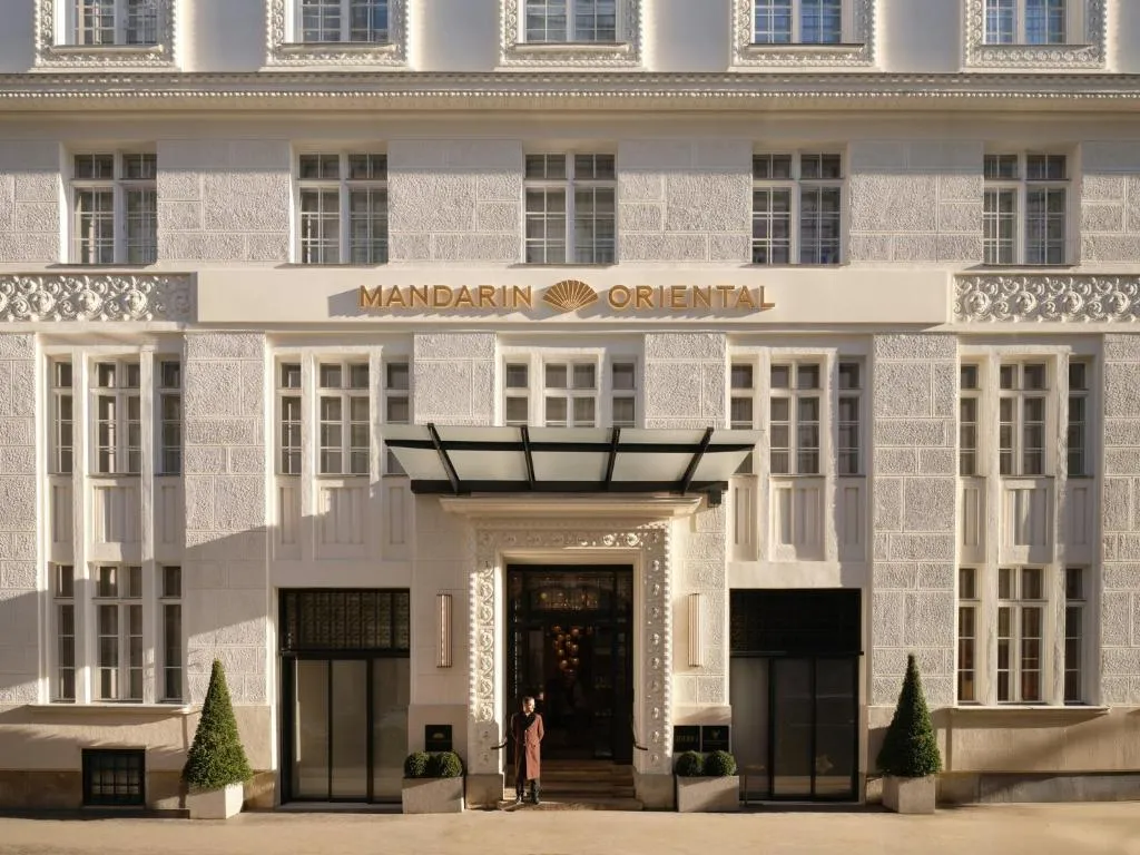 Exterior do Mandarin Oriental Vienna perto da Catedral de Santo Estêvão