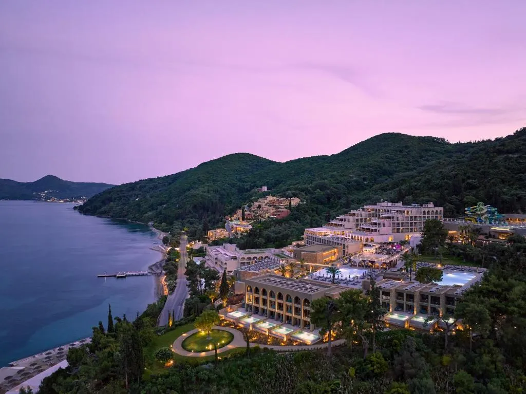 MarBella Corfu resort aerial view