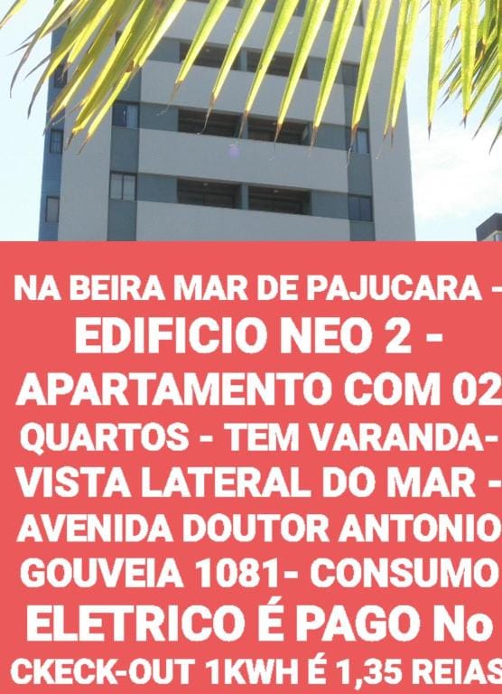 NA BEIRA MAR DE PAJUCARA - EDIFICIO NEO 2 - APARTAMENTO COM 02 QUARTOS - TEM VARANDA- VISTA LATERAL DO MAR - AVENIDA DOUTOR ANTONIO GOUVEIA 1081- CONSUMO ELETRICO É PAGO No CKECK-OUT 1KWH É 1,35 REIAS - null-star hotel in Maceió, Maceió - photo 1