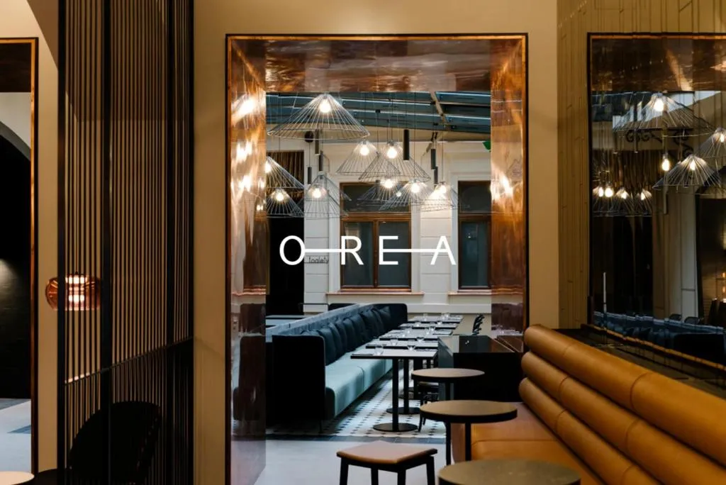 Fachada do hotel OREA Place Seno em Praga Cidade Nova
