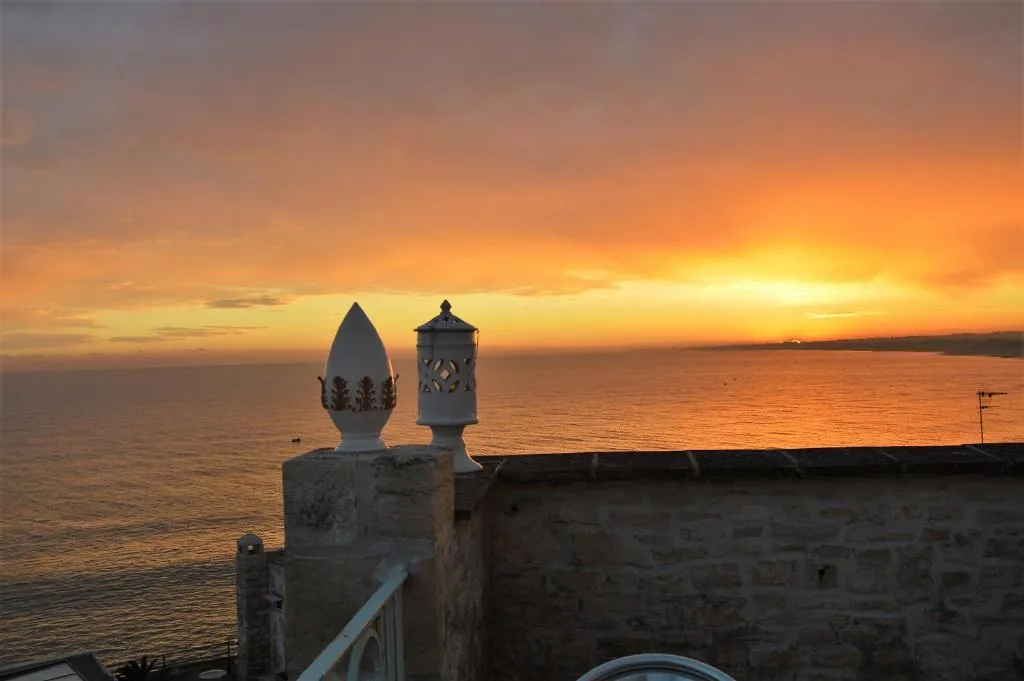 S. Martin Hotel seafront facade in Giovinazzo, Puglia