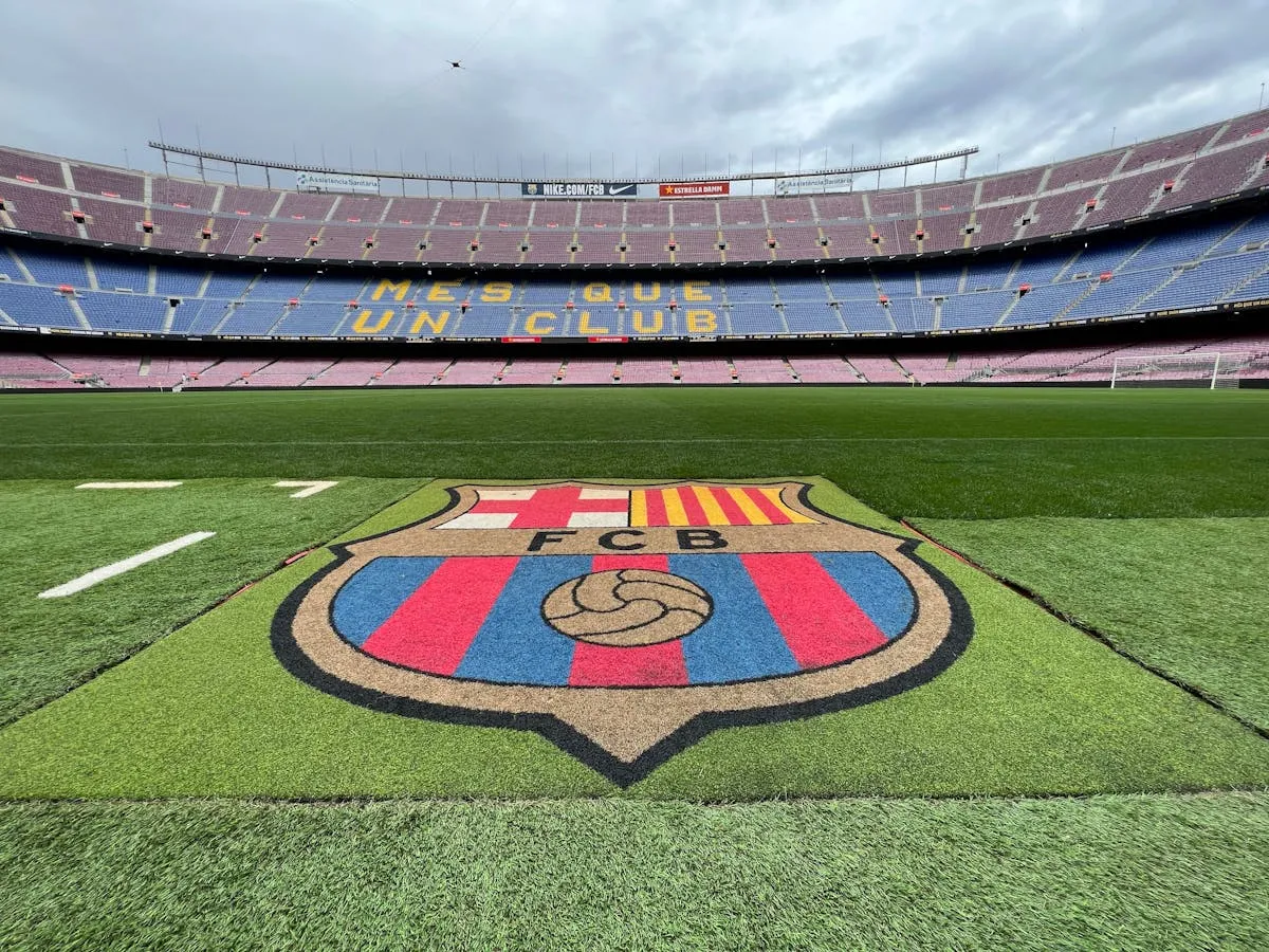 O estádio Camp Nou do FC Barcelona